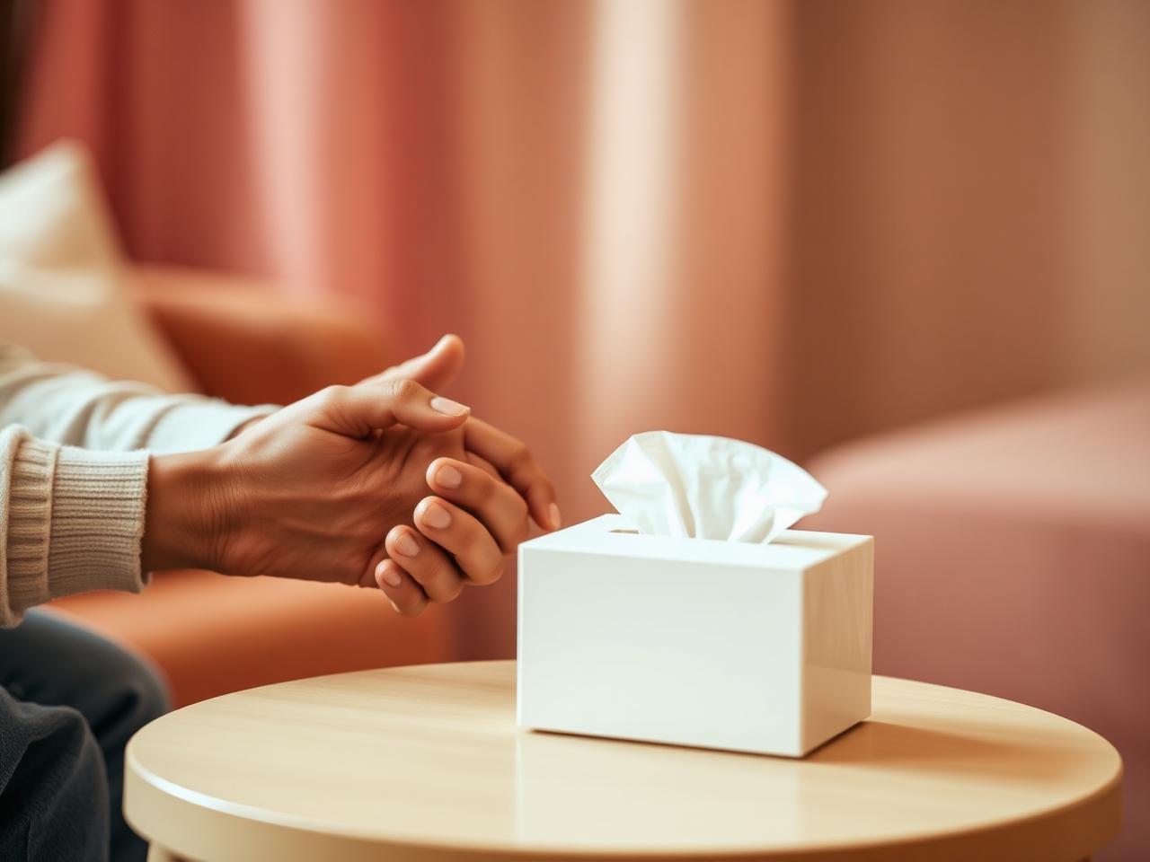 Emotional moment of trust in therapy